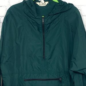 L.L. Bean men’s pullover spring hooded jacket